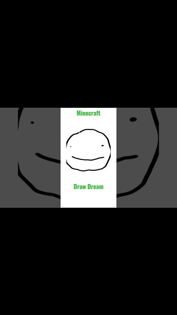 Draw DREAM from Minecraft... #minecraft #minecraftshorts #art