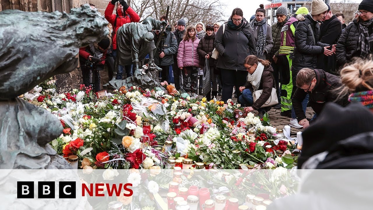 Five people killed after man drives car into Christmas market in Magdeburg, Germany | BBC News