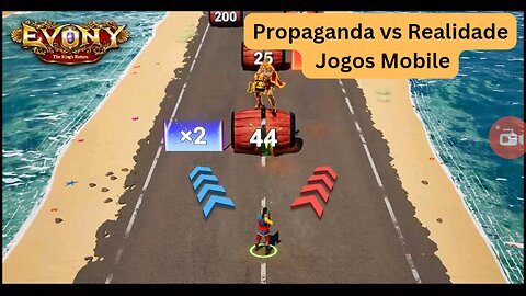 Propaganda vs Realidade Evony King's return - jogos mobile