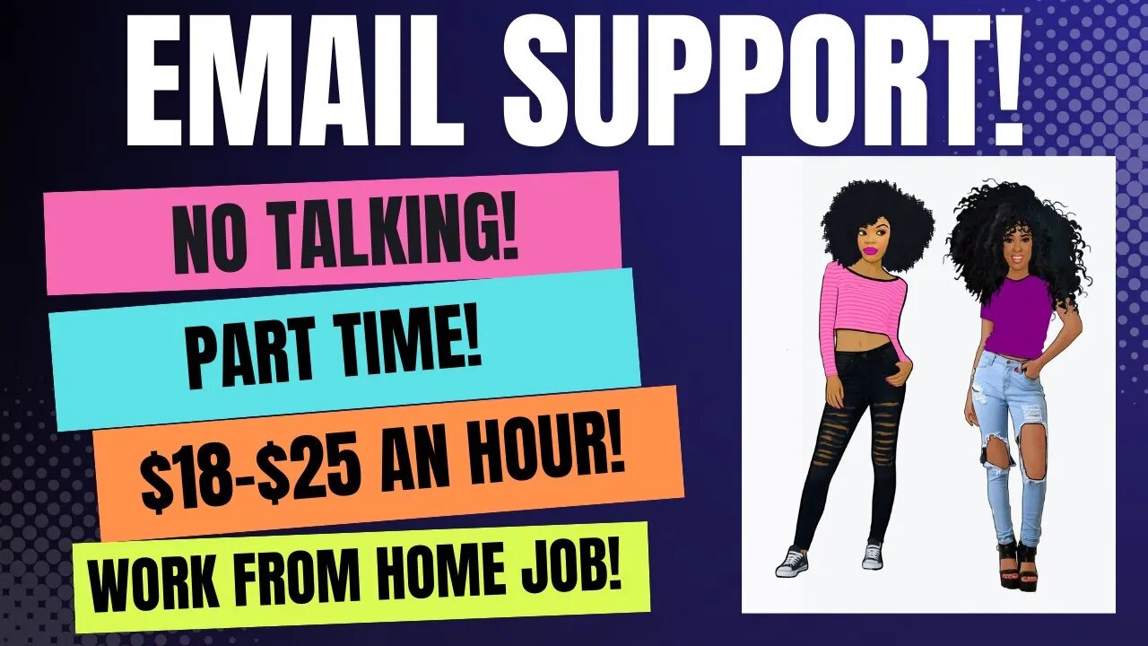 Non Phone Email Support Part Time Work From Home Job $18-$25 An Hour Online Job Remote Job