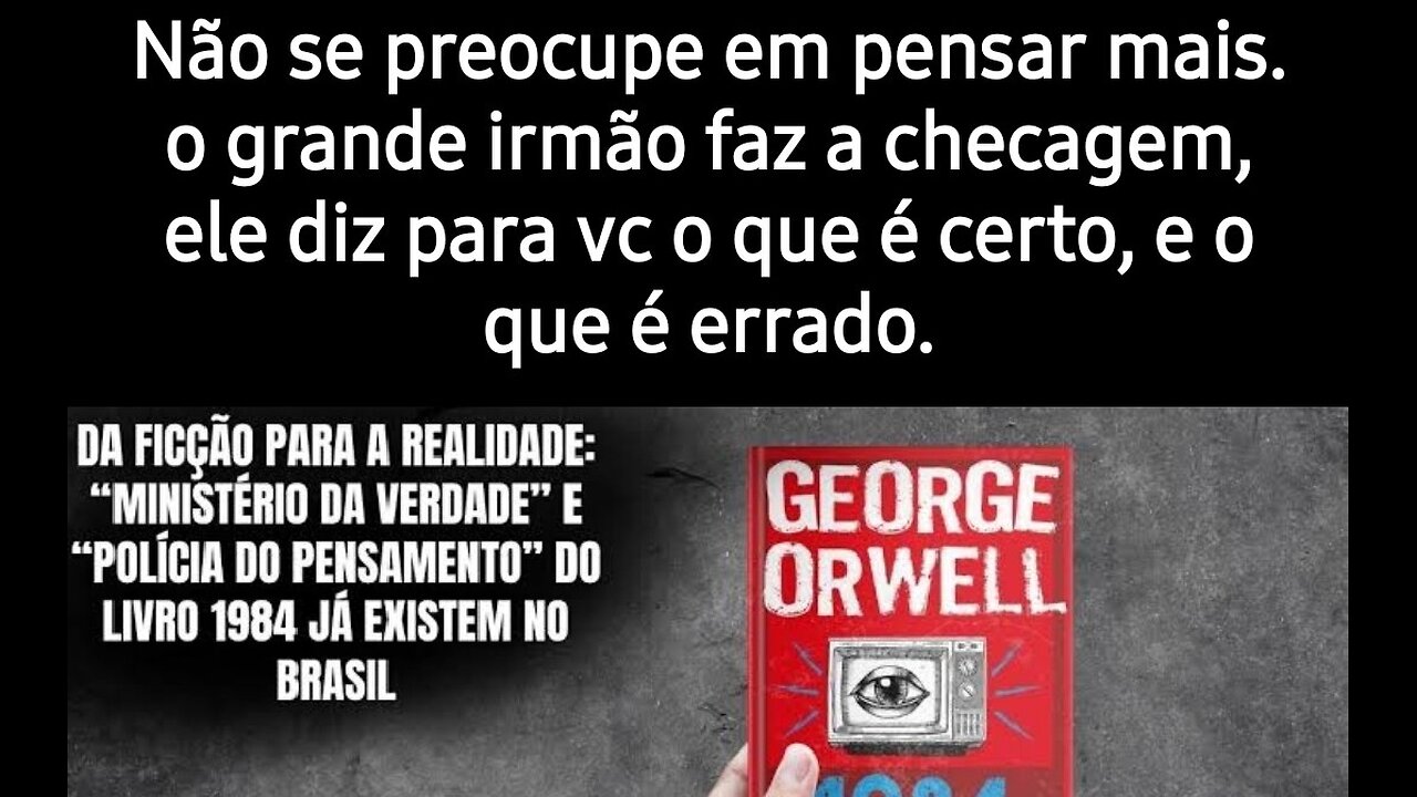 #DANGERMINDS: Ministério da Verdade e Polícia do Pensamento Querem Ainda Mais CONTROLE E CENSURA! [Short]