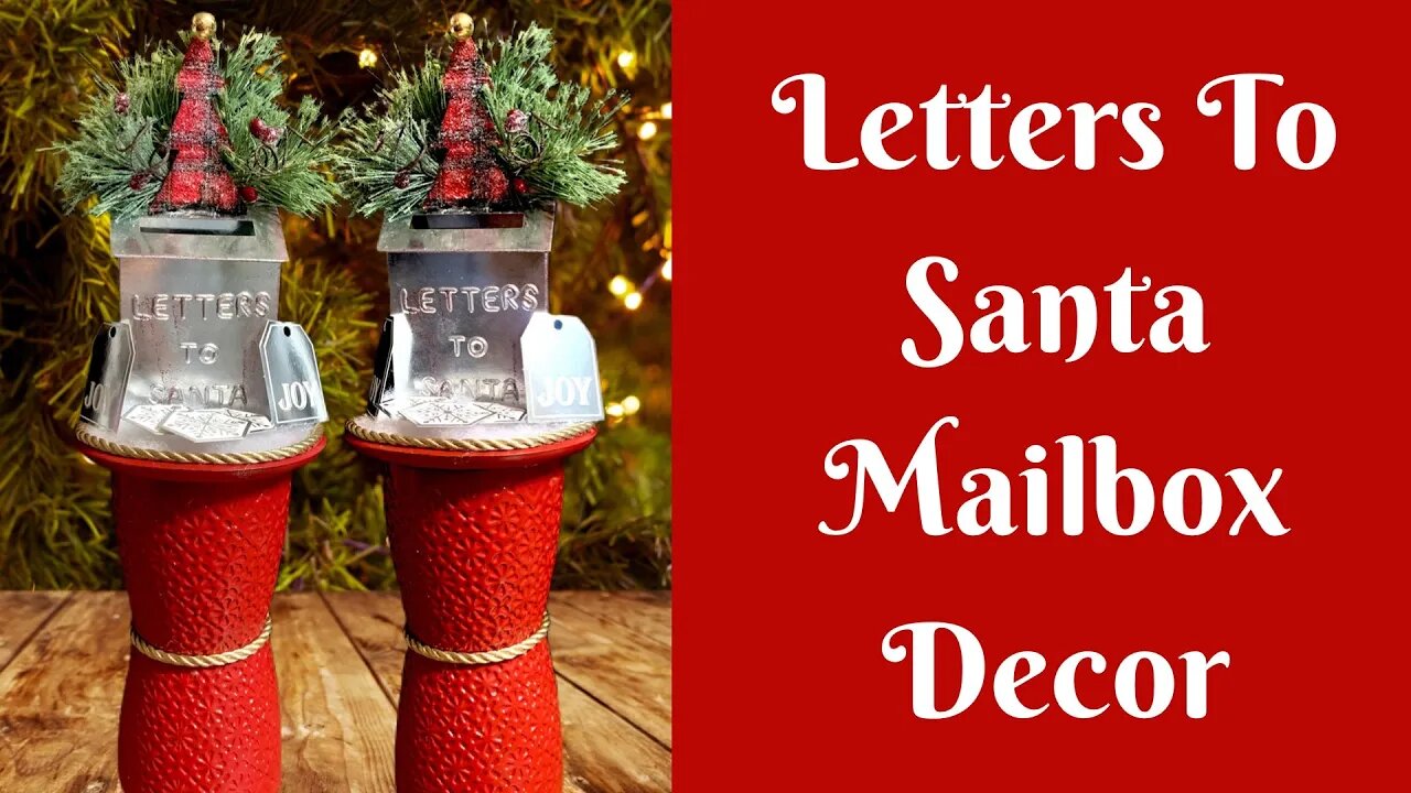 Christmas Crafts: Letters To Santa Mailbox Decor | Christmas Mailbox