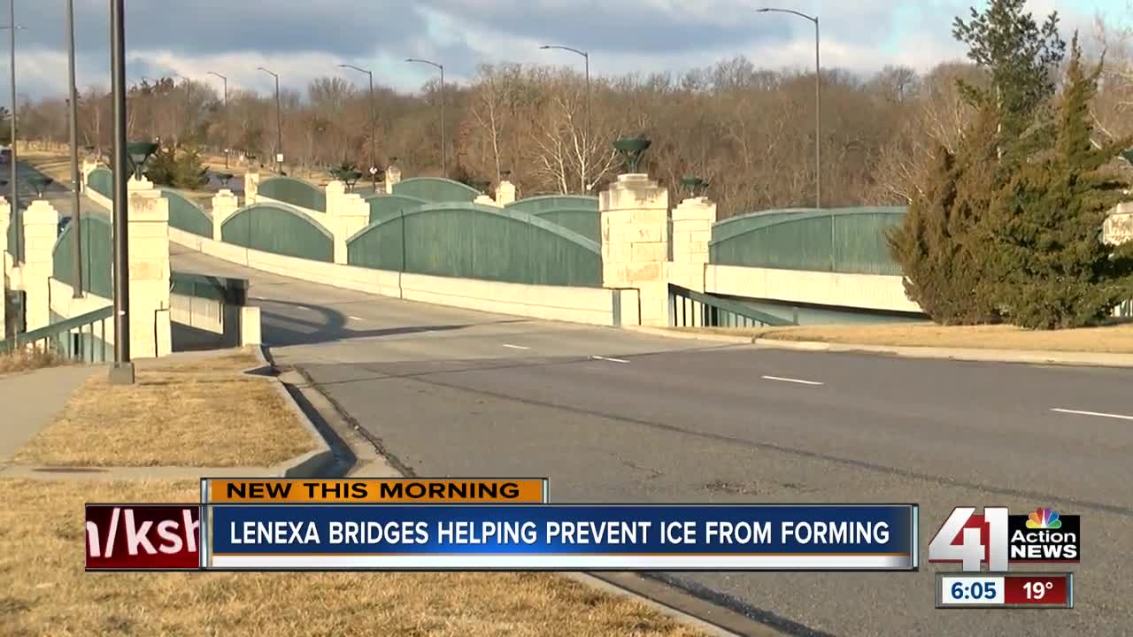 Lenexa expanding system to prevent bridges from freezing with Ridgeview Road extension