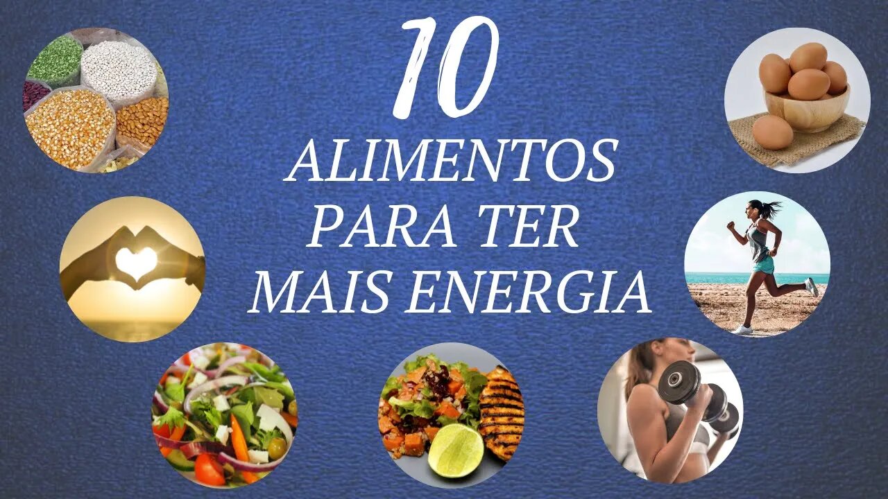 10 alimentos INCRÍVEIS para ter MAIS ENERGIA para os treinos