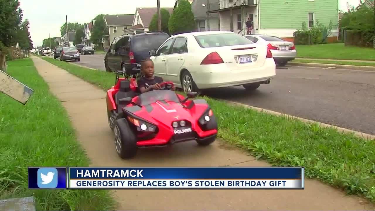 Detroit Lions cornerback helps surprise Hamtramck boy with awesome ride