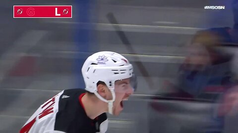 Bastian ties it in his 200th NHL game