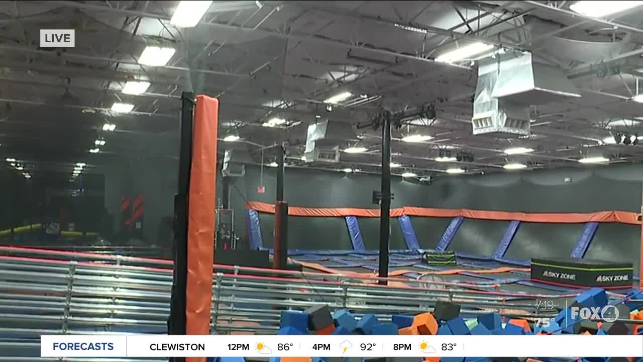 Skyzone gives back to essential workers