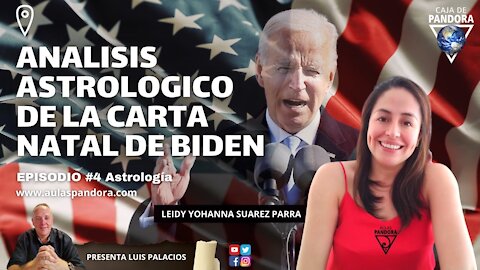 ANALISIS ASTROLOGICO DE LA CARTA NATAL DE BIDEN con Leidy Suarez Parra & Luis Palacios