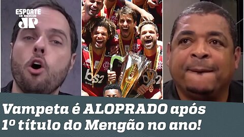 Ué... O Flamengo não iria PERDER TUDO? Vampeta é ALOPRADO após 1º título de 2020!