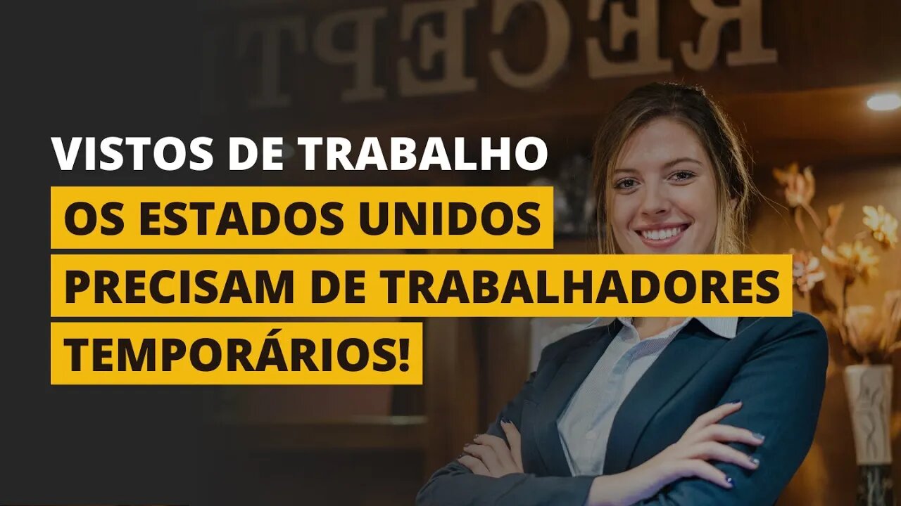 TRABALHO TEMPORÁRIO NOS ESTADOS UNIDOS!