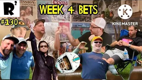 R2: Week 4 bets. Chargers -5 is an R2 special! oh and Bono is poo