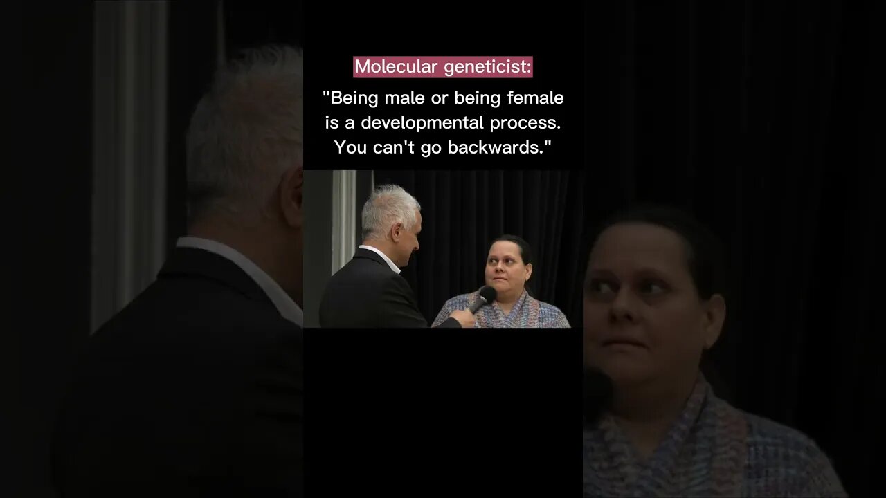 Molecular geneticist explains how biological sex is unchangeable #peterboghossian #viral #gender