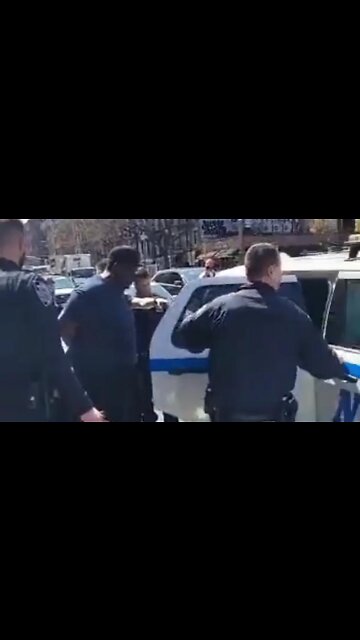 NYPD TAKING "FRANK JAMES" TO BURGER KING... I MEAN TO JAIL FOR BOOKING AFTER FAKE SUBWAY SHOOTING 2