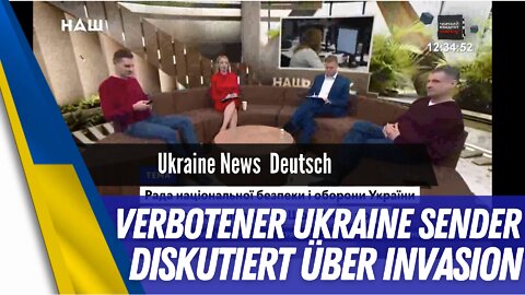 Verbotener Ukraine Sender NASCH kommentiert.