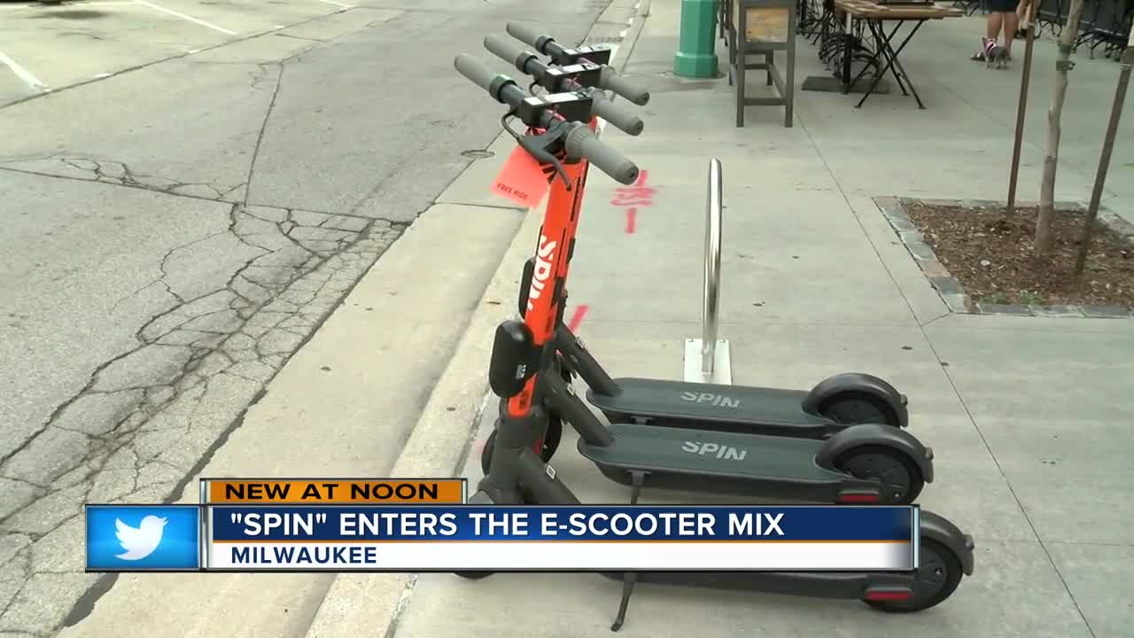 Get ready for even more scooters: Spin scooters are now available in Milwaukee