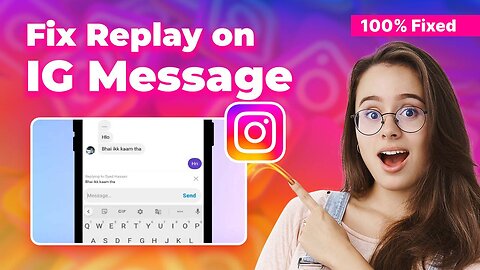 🔧📩 How to Fix Reply on Instagram Message 🚀📲