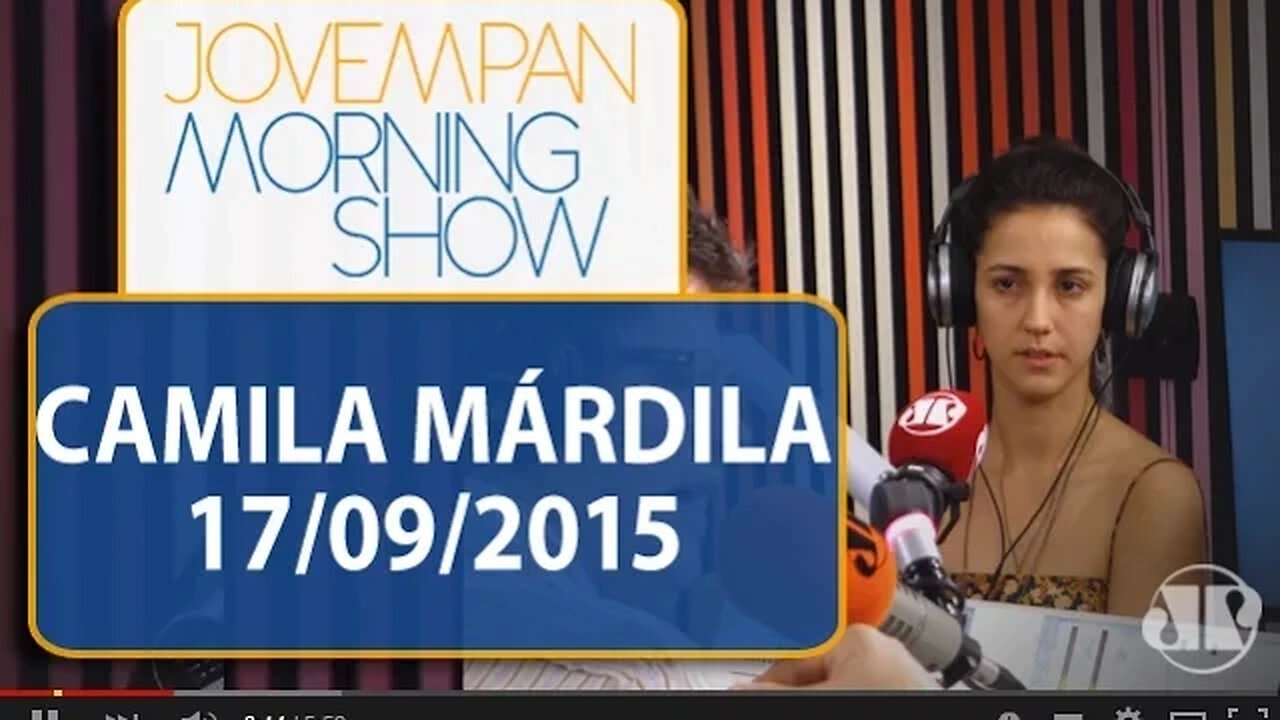 Camila Márdila - Morning Show - edição completa - 17/09/15