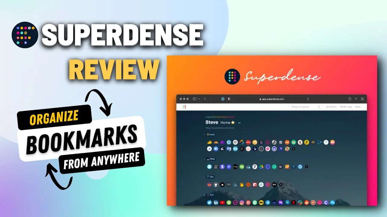 Superdense Review & Demo | Manage Your Bookmarks From Anywhere via Any Device!