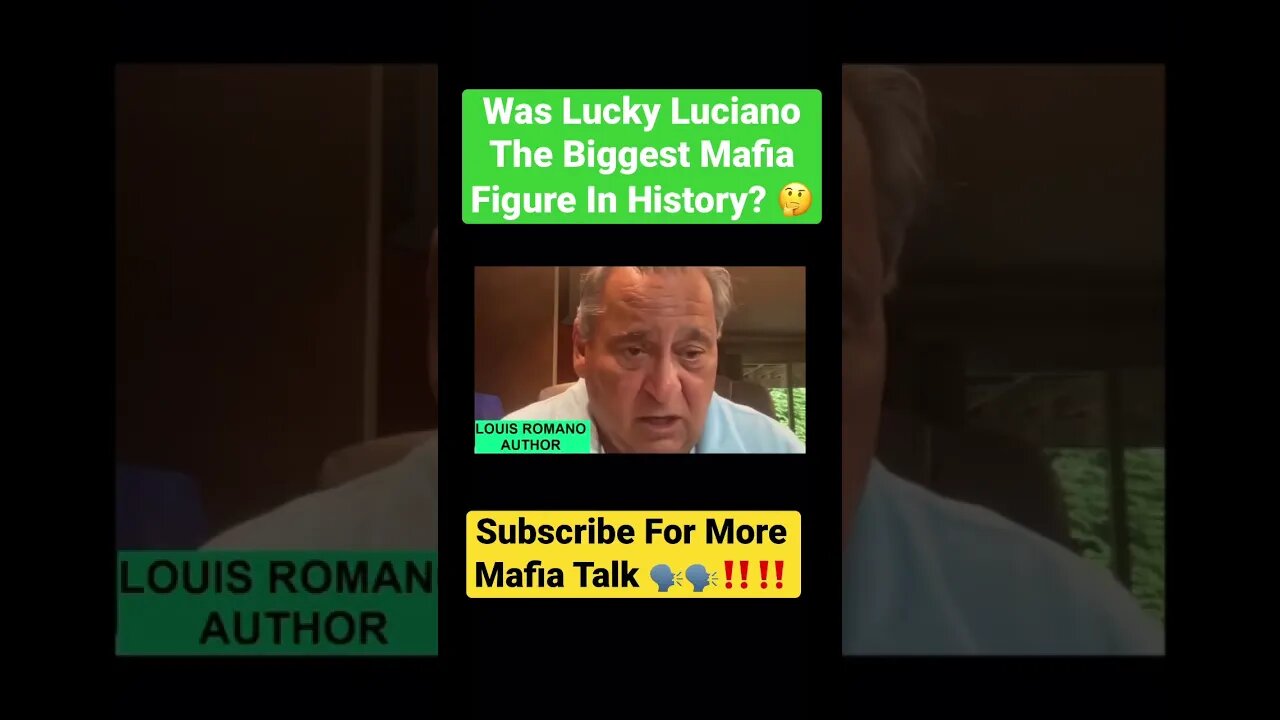 Was Lucky Luciano The Biggest Mafia Figure In History? 🤔 #mafia #mob #luckyluciano #genovose