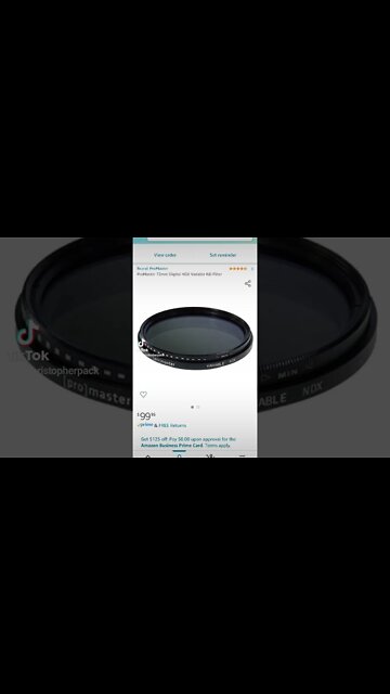 Why? I ordered a 72mm #variablendfilter but got a 49mm.