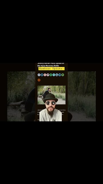 Jeremy Renner WONT Be Losing His Leg! Latest Update Post Snowplow! Hawkeye Actor Hurt Locker #shorts