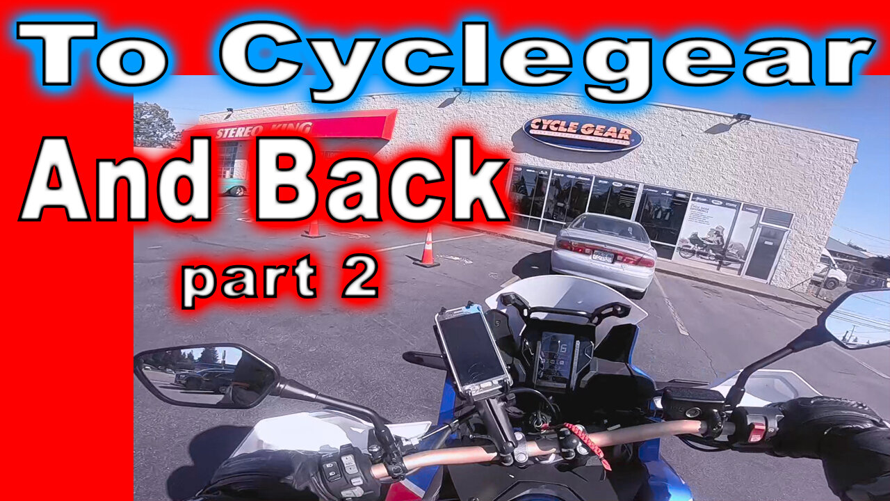 To Cycle Gear And Back pt2 - Africa Twin - Motovlog