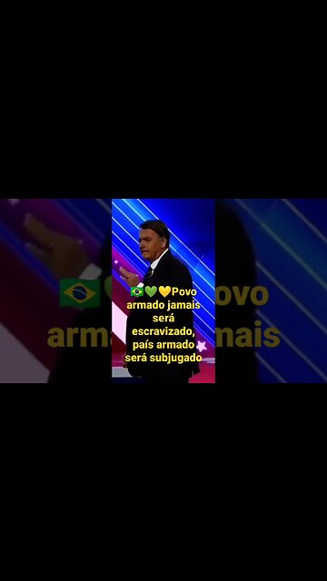 Bolsonaro CPAC 2023 povo armado jamais será escravizado