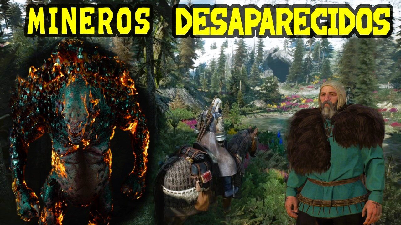 The Witcher 3 Wild Hunt Mision Alterna # 41 ~ Mineros Desaparecidos