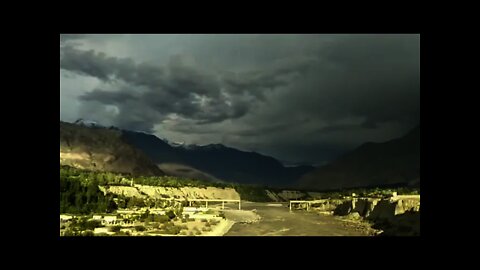 The Karakoram mountains