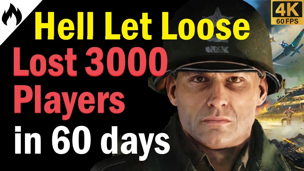 Hell Let Loose - Lost 3000 Players in 60 Days - Can team17 turn this around or is this a slow Death?