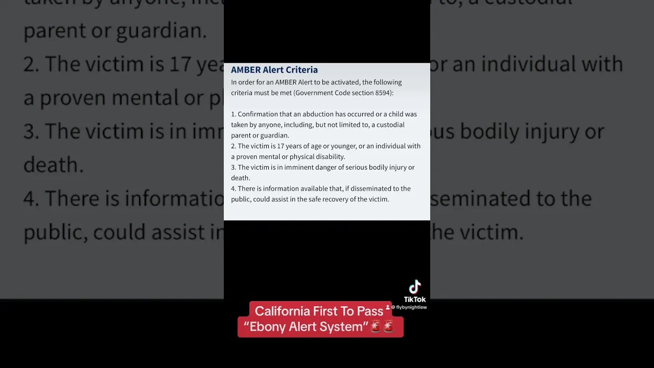 People Outraged That California Set First Nation “Ebony Alert” Similar to Amber Alert