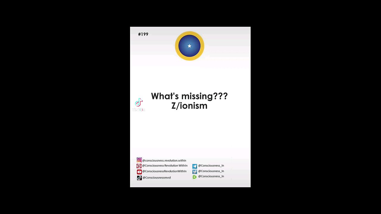 #199 Whats Missing?? Z/ionism
