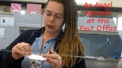 An Angel appears at the Post Office : Firestone Park