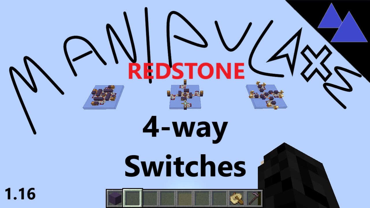 Manipulate Redstone - 4-way Switches 1.20