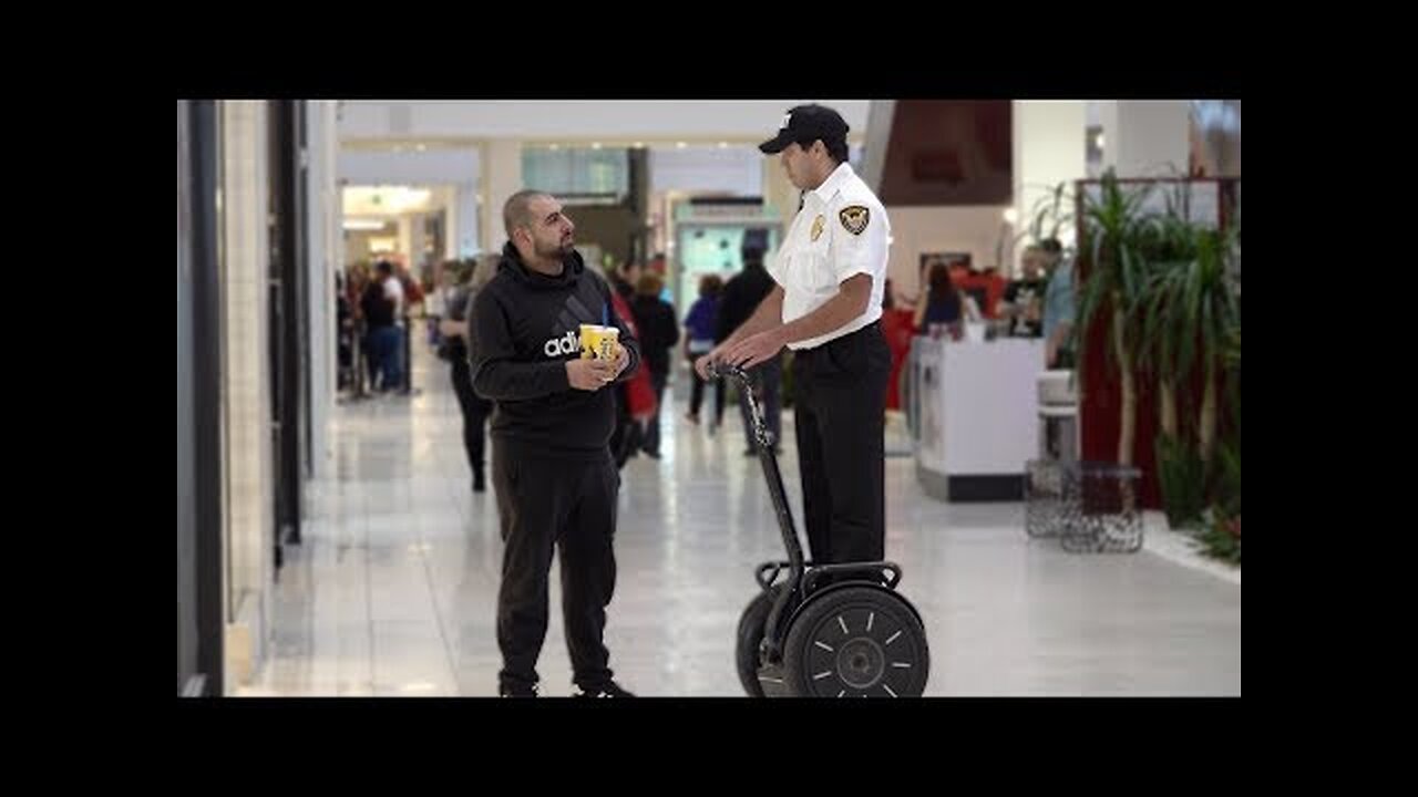 Fake Mall Cop Prank