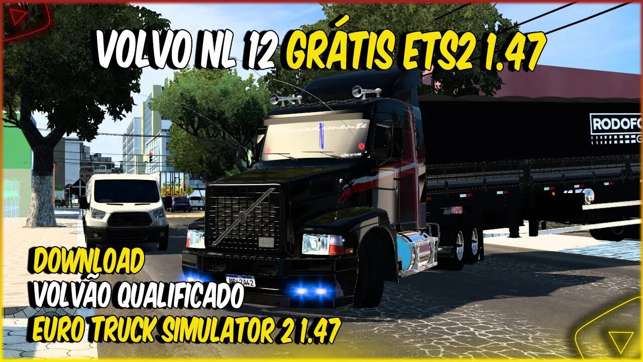 SAIU VOLVO NL12 COM VÁRIOS ACESSÓRIOS E SKINS PARA EURO TRUCK SIMULATOR 2 1.47