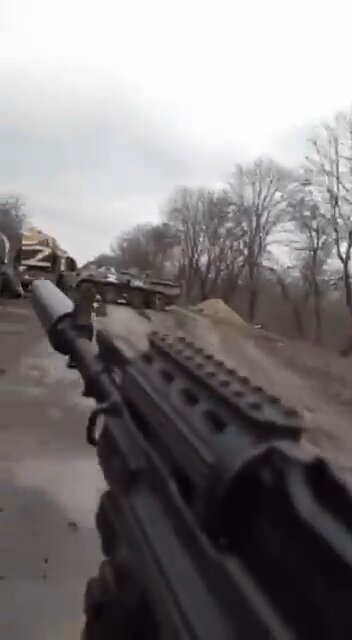 Ukraine: Another column of the Russian invasion force, has been captured by the Ukrainian military