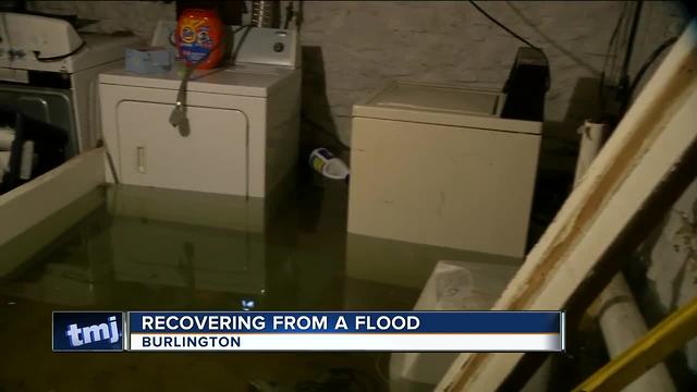 Burlington flood victims empathize with those affected by Harvey