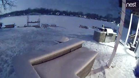 Flash in the sky, meteor, Michigan