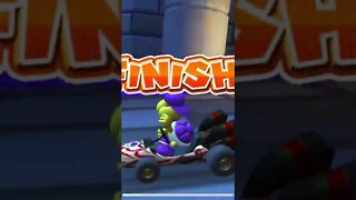 Mario Kart Tour - Purple Koopa (Freerunning) Gameplay (Singapore Tour Ranked Cup Reward Driver)