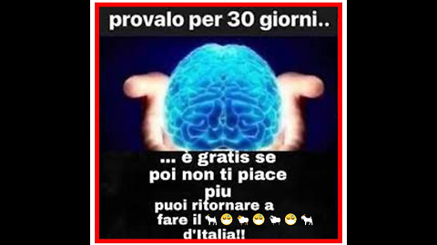 🧠​ PROVALO PER 30 GIORNI 🧠 E' GRATIS 🧠 SE POI NON TI PIACE...🐐​😷🐏​😷🐑​​​😷​🐐