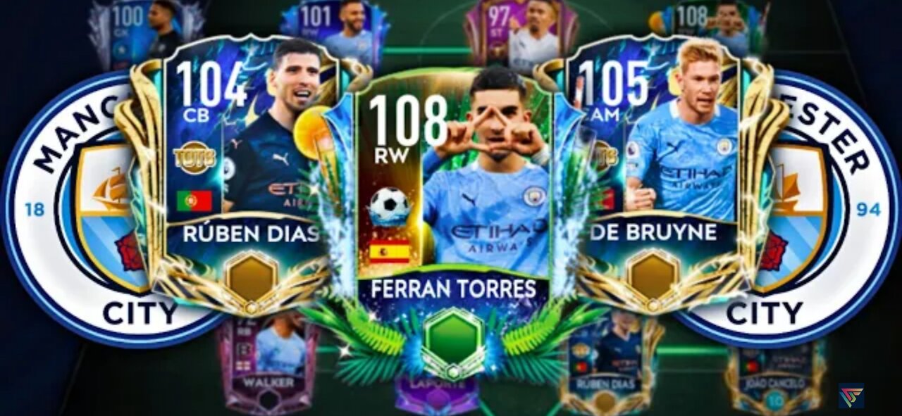 INSANE FULL ANIMATED MANCHESTER CITY SQUAD BUILDER || FT. DE BRUYNE, FERRAN TORRES | FIFA MOBILE 22