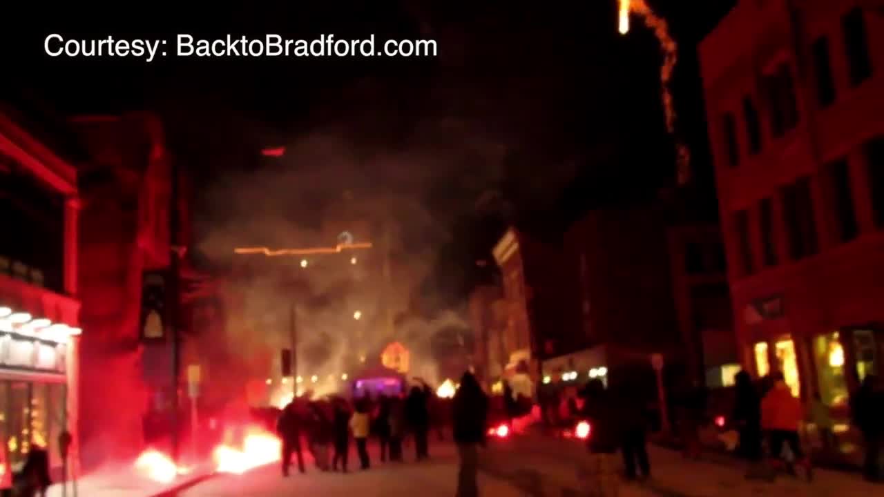 Caught on Camera: Bradford fireworks go wild