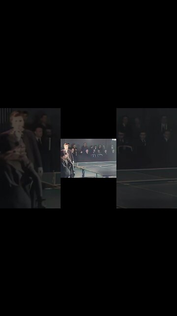 Ping Pong Tournament 1934, Detroit News Media [Restored Footage]