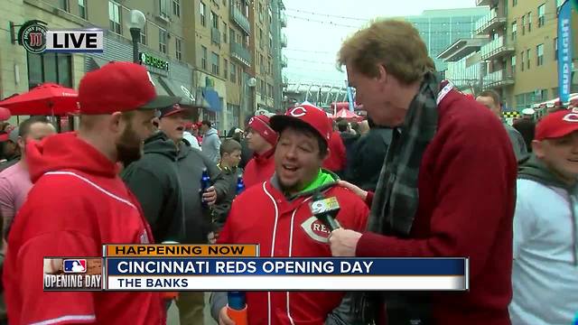 Cincinnati Reds Opening Day block party