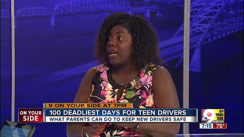 100 deadliest days for teen drivers