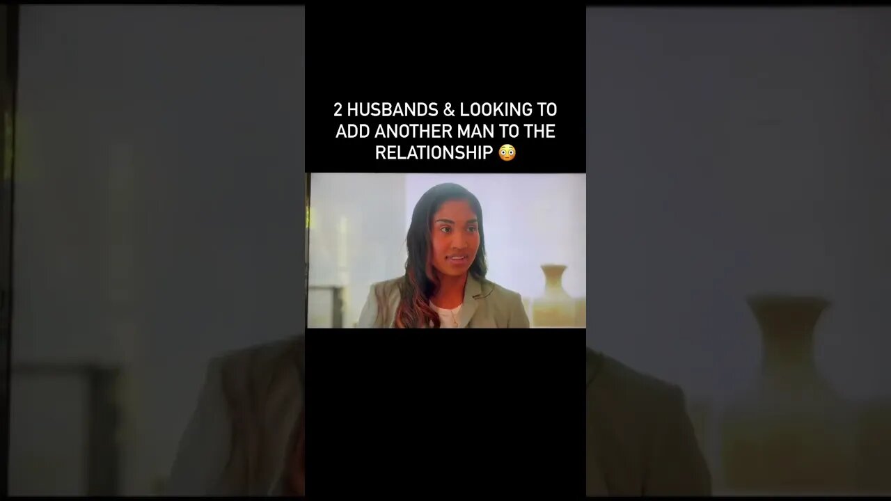 She has 2 husbands😳 #marriage #polyandry #poly #relationship #dating #wedding #shorts #short #wild
