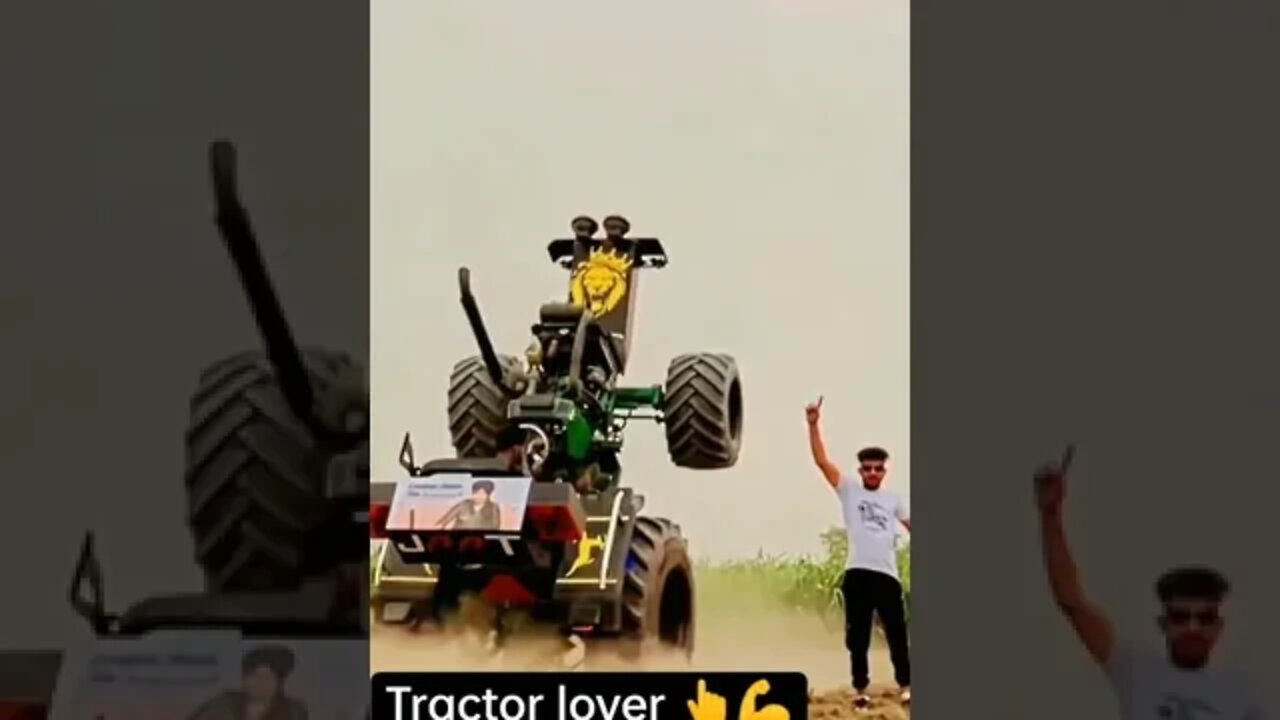 #sidhumoosewala #by #shortsviral #shorts #viral #tractor #stunt