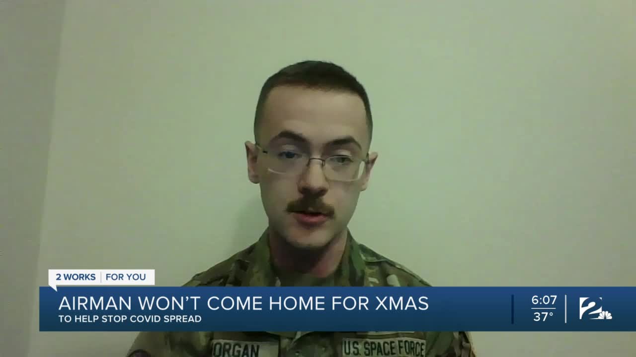 Tulsa airman won't come home for Christmas to help prevent coronavirus spread