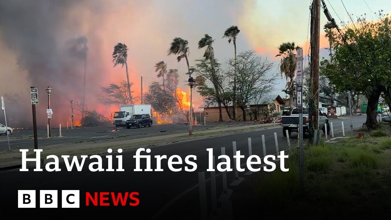 At least 36 dead as Hawaii fires devastate island of Maui - BBC News